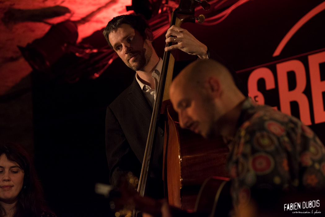 Photo Gypsy Swing Quartet Crescent Jazz Club 25 ans Cavazik Cave Musique Mâcon France 2017